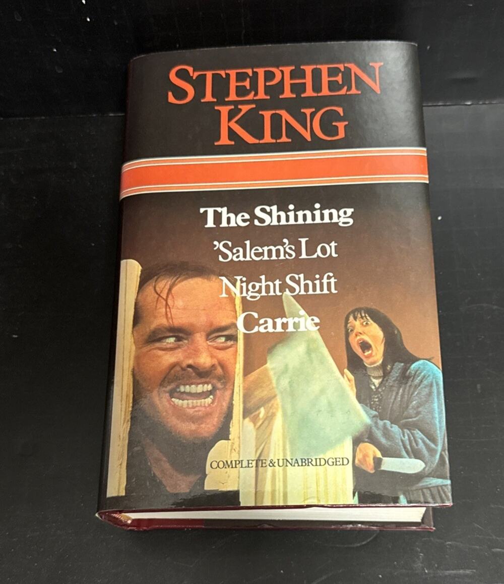 The Shining 'Salem's Lot Night Shift Carrie Stephen King 1981 HCDJ Unabridged